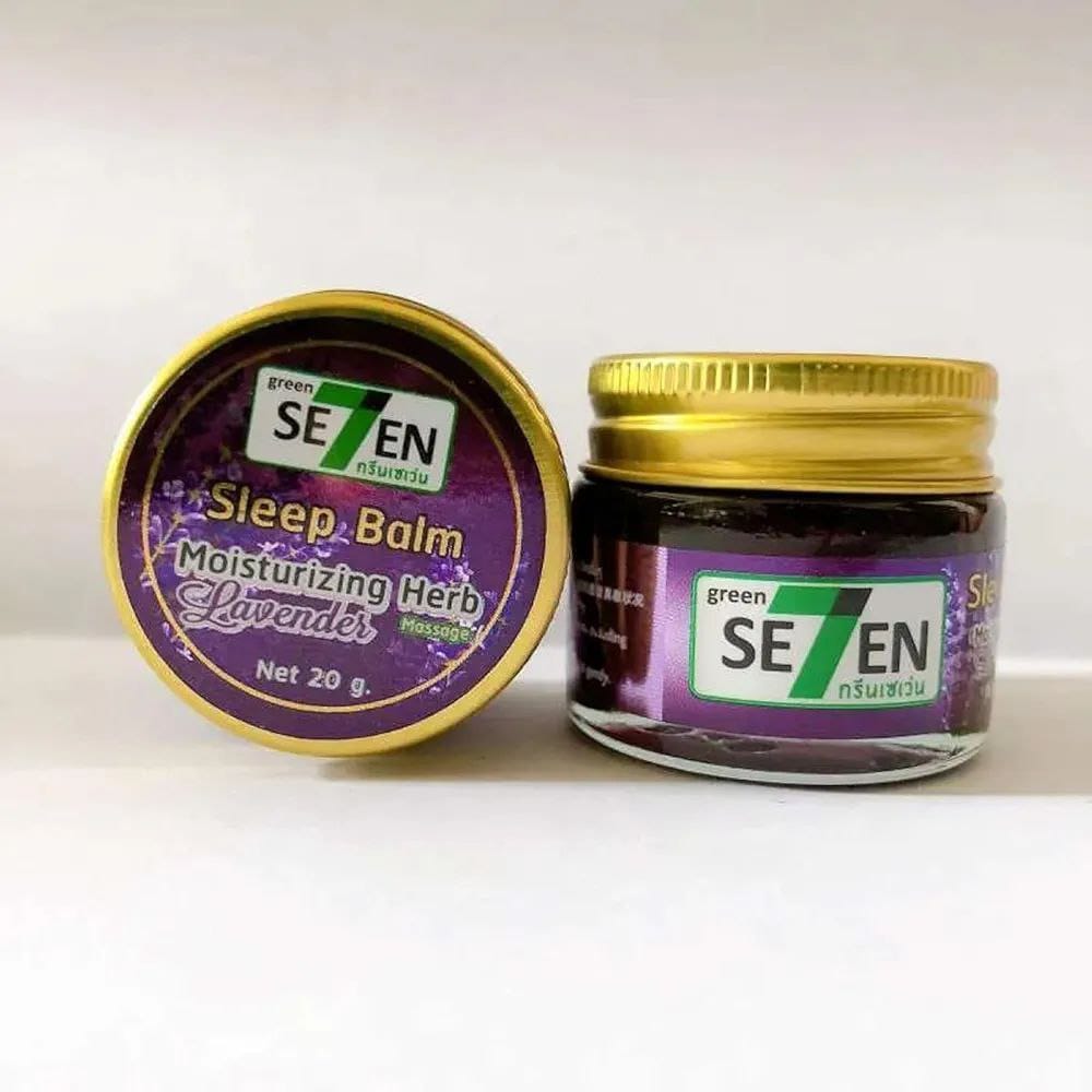 Green Seven (Se7en) Lavender Moisturizing Sleep Balm, help you sleep 🍀 - 20 gram view 3