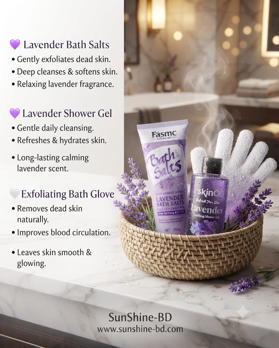 Luxury Shower Combo Lavenda