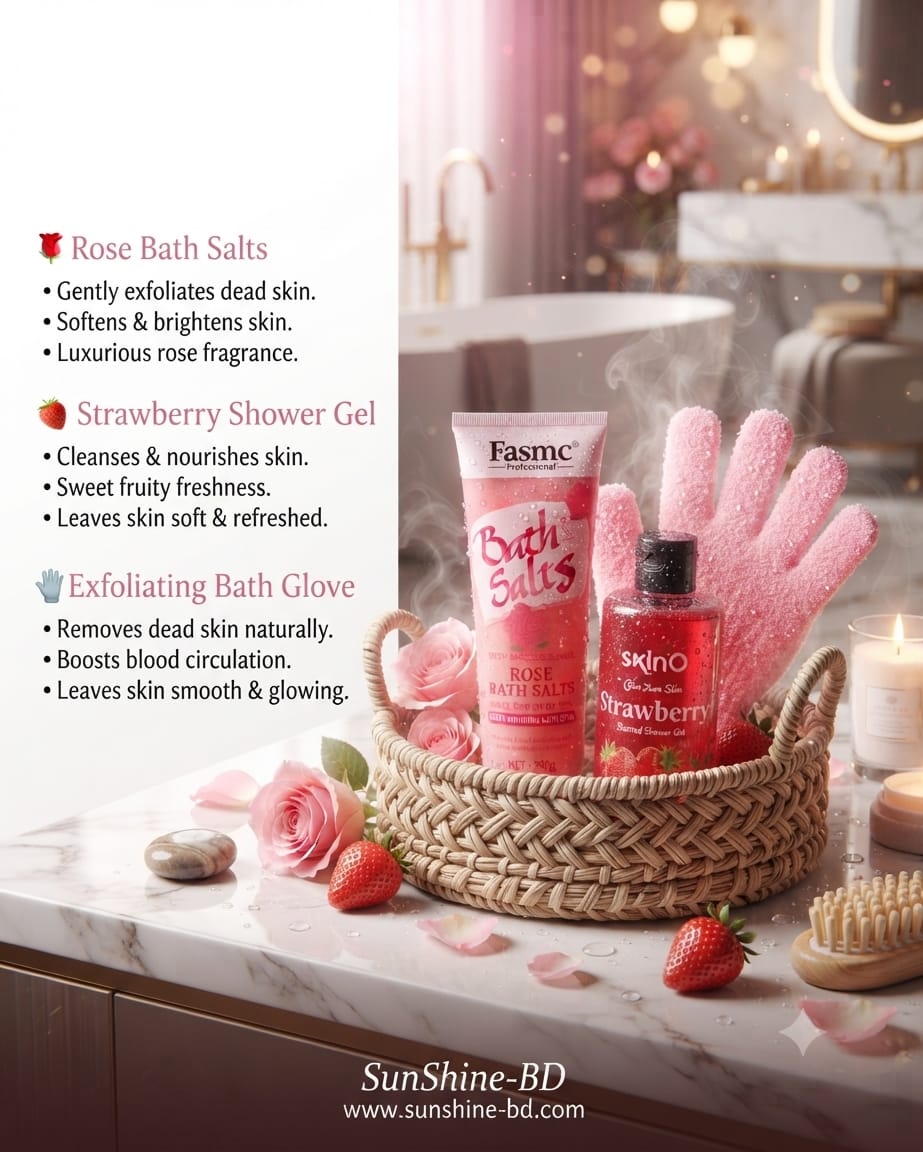 Luxury Shower Combo Rose