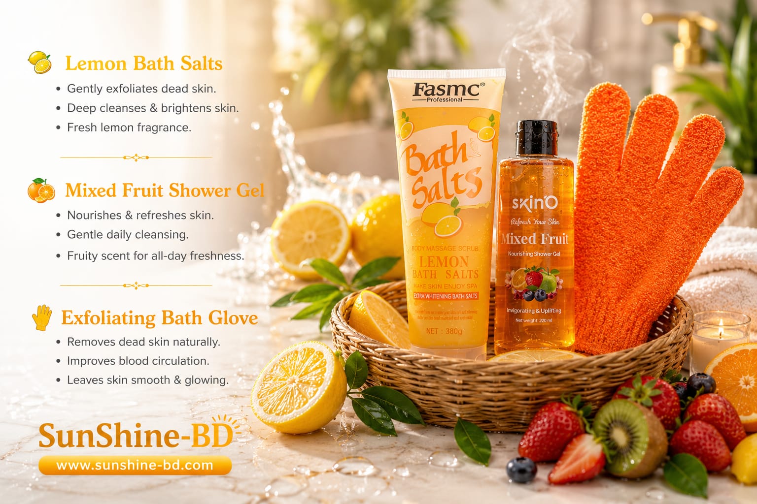 lemon mixed bath combo view 3