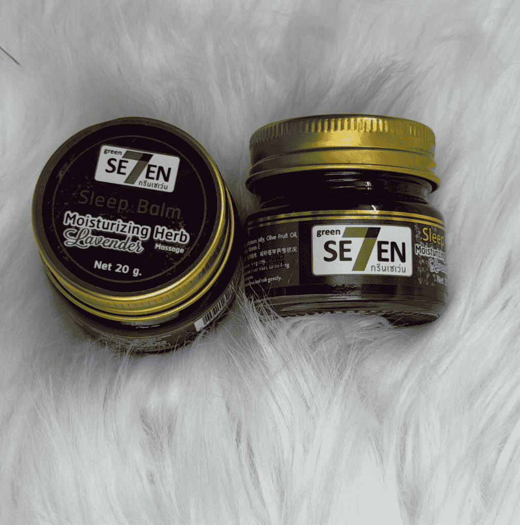 Green Seven (Se7en) Lavender Moisturizing Sleep Balm, help you sleep 🍀 - 20 gram